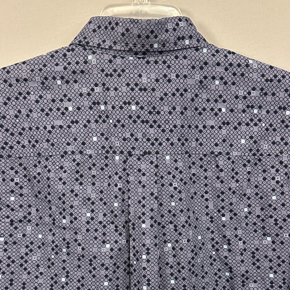 Cinch Men's Medium Blue Patterned Button Down Shi… - image 8